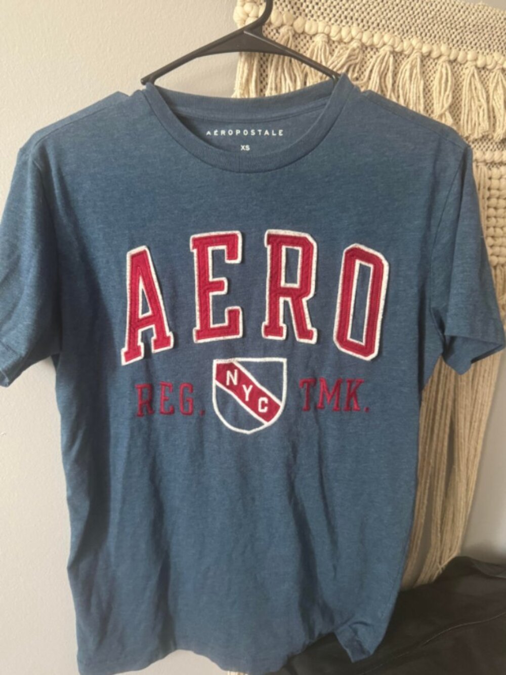 Aeropostale Vintage/Y2K embroidered shirt, size: XS/S